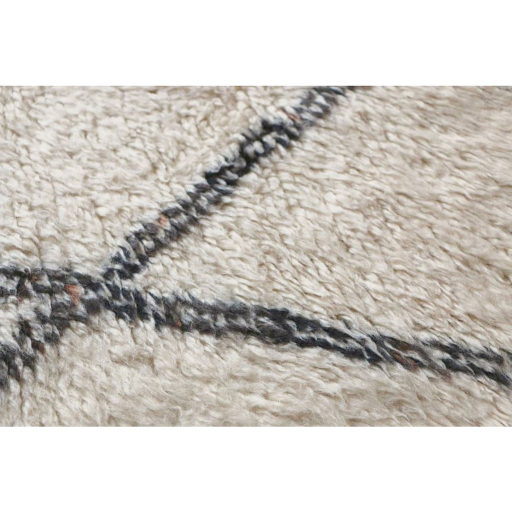 Eigentijds wollen berber tapijt 168 x 223 cm