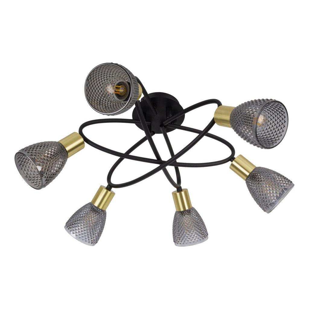 6 -Seater Spot plafondlamp "Lindita" exclusief illuminant