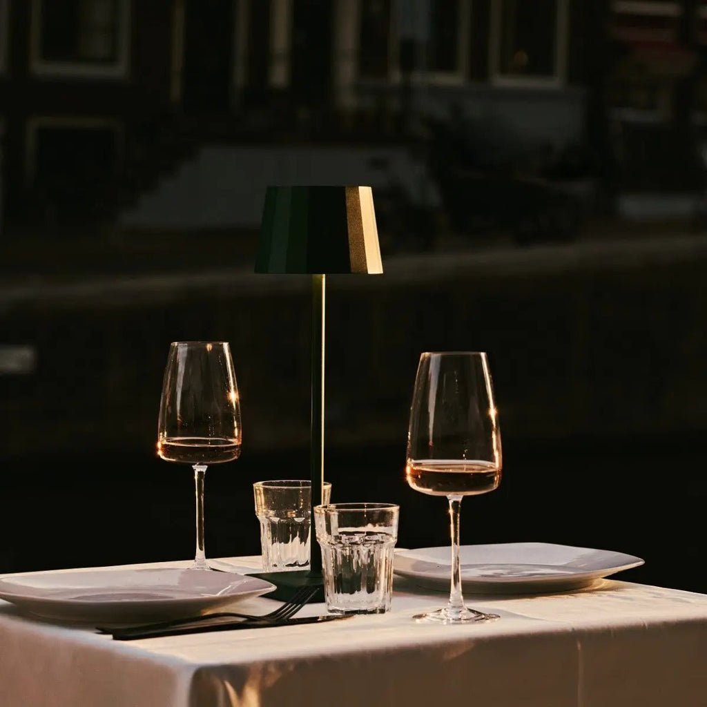 William Pine Green oplaadbare tafellamp – USB-C, dimbaar, batterij van 120 uur