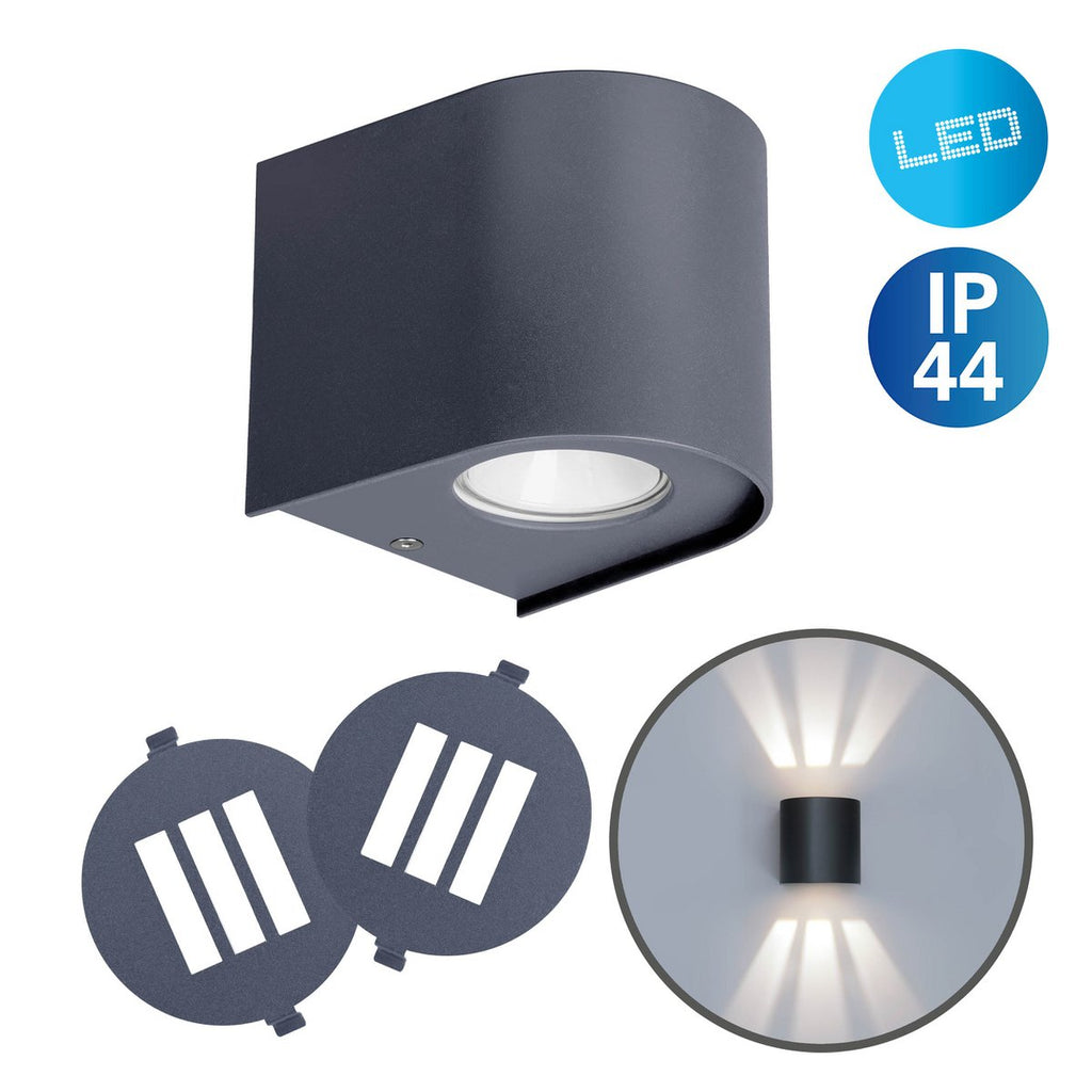 Liv · LED-decoratielamp — zwart kunststof