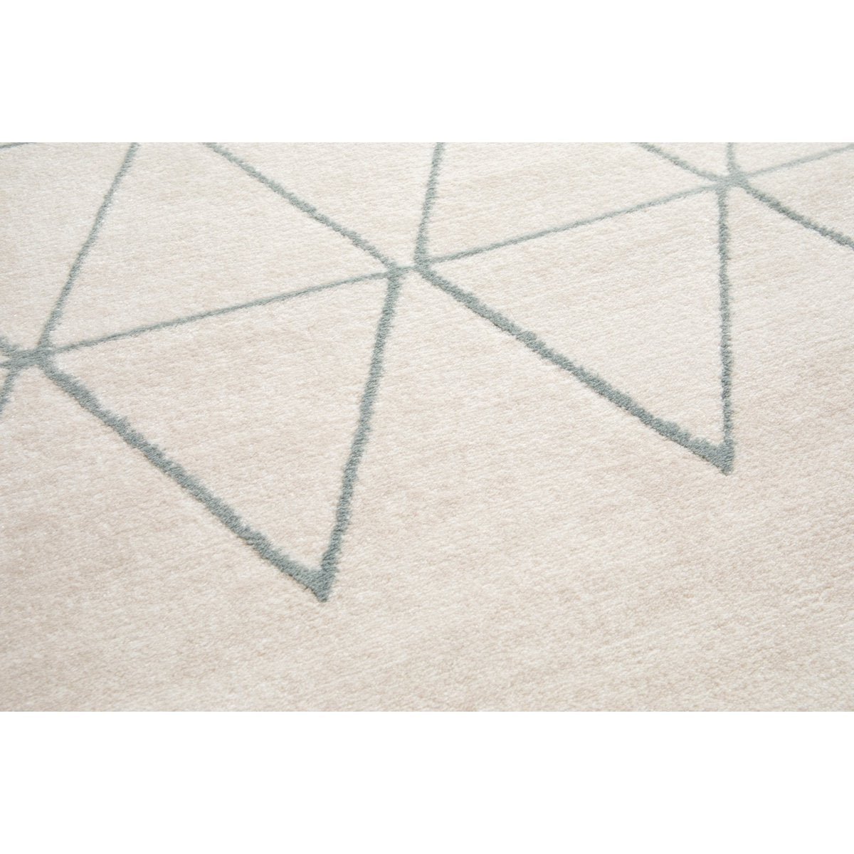 Geometrisch tapijt met RAS in fluweel isocele polypropyleen