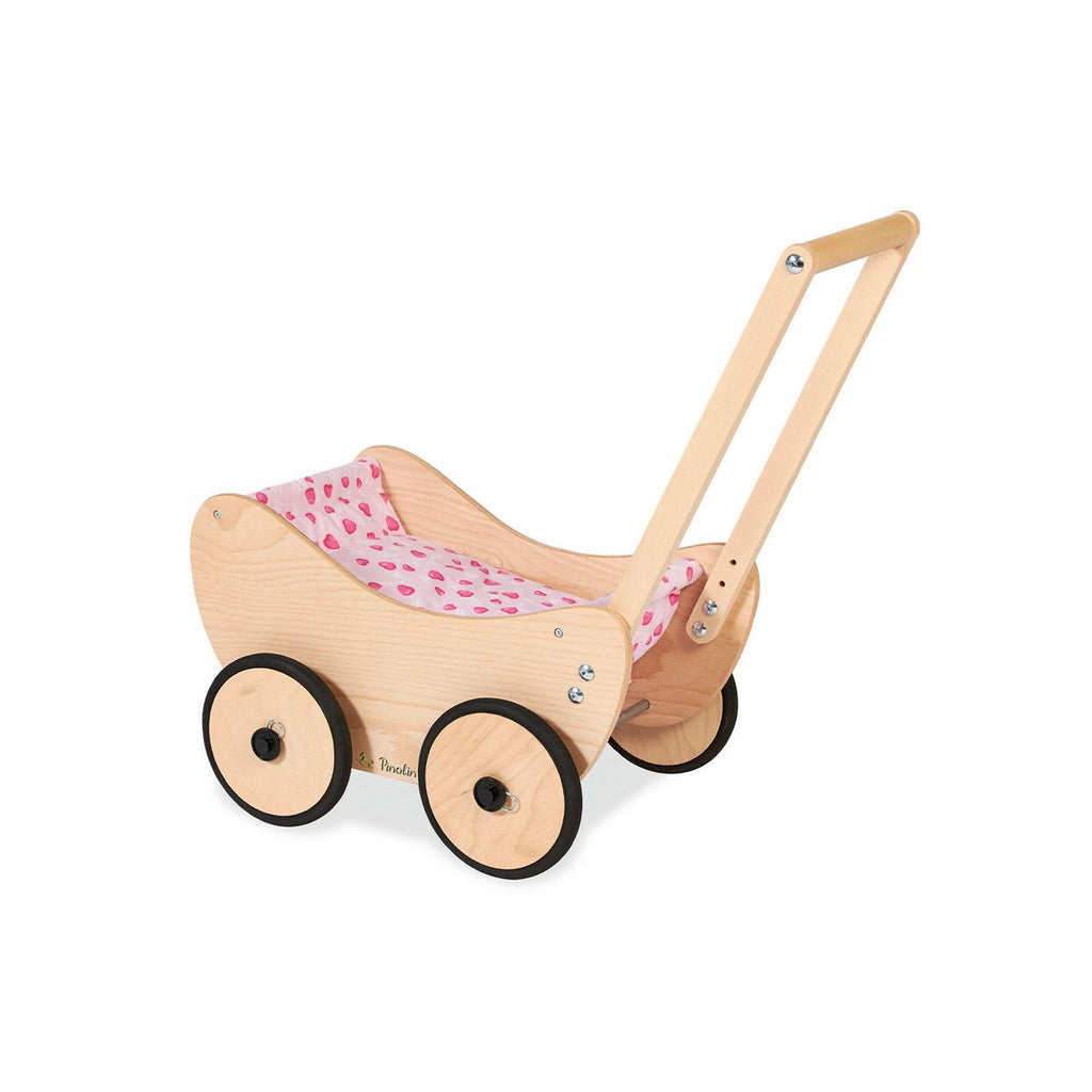Dolls Pram "Trixi", natuurlijk, 2 delen