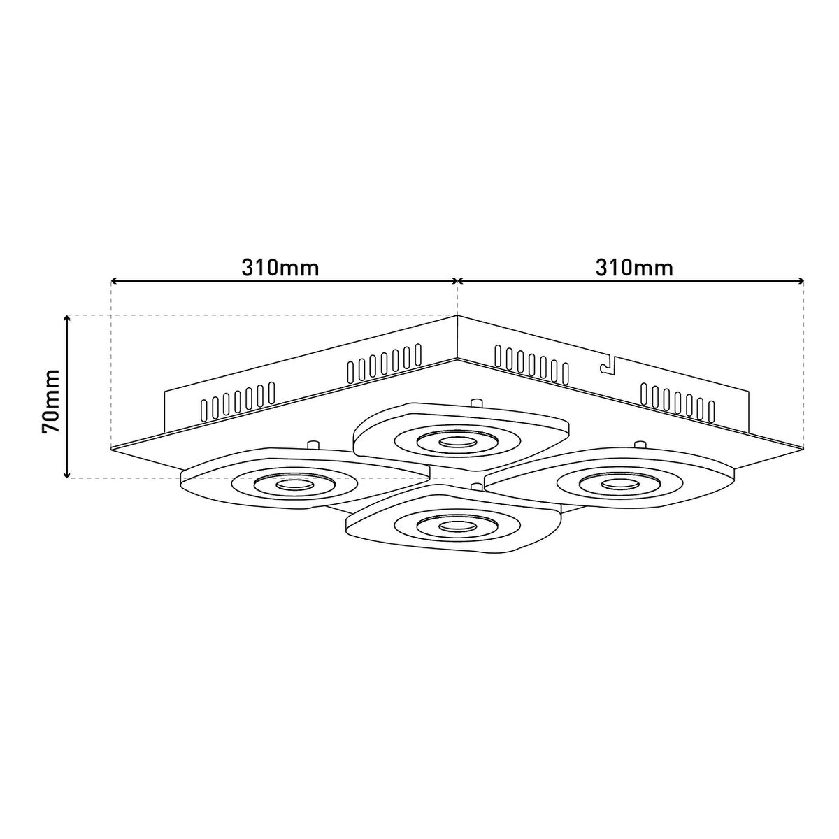 Liv · Houten plafondlamp