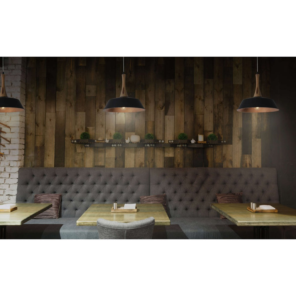 Liv · Messing hanglamp — zwart