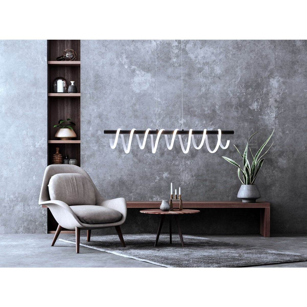 Liv · Metalen decoratielamp — zwart