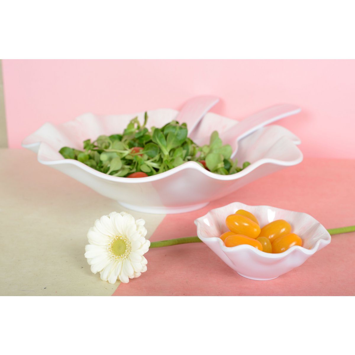 Melamine roze kom 35x35x9cm