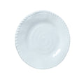 Witte melamine dessertplaat 23x23x2cm touwrand