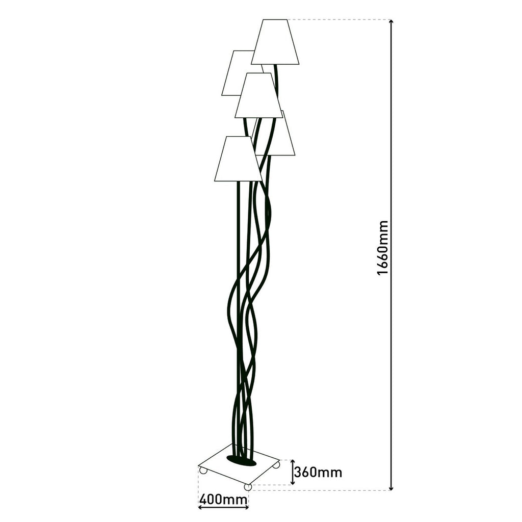 Liv · Vloerlamp met textielen kap