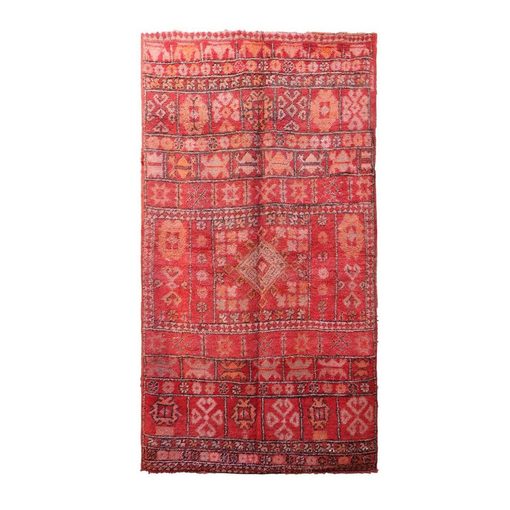 Marokkaans berber tapijt pure wol 182 x 335 cm