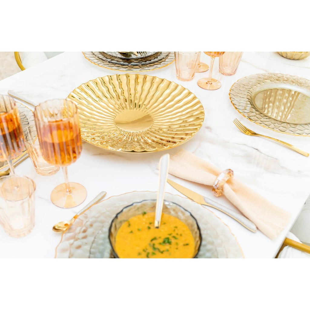 Briljante gouden decoratieve snit 36x36x5.5 cm