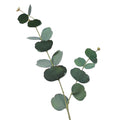 Decoratieve fleur groen blad donker H73cm