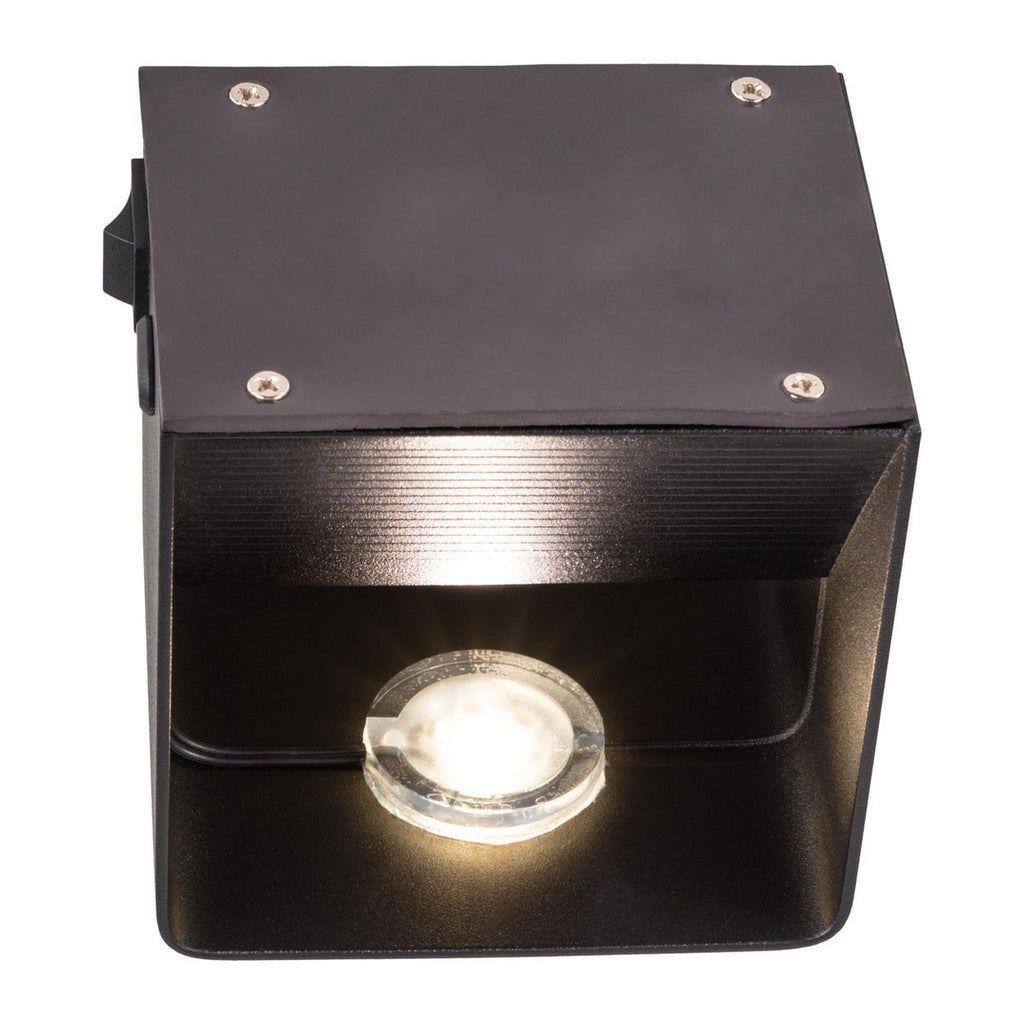 Liv · Metalen wandlamp — zwart