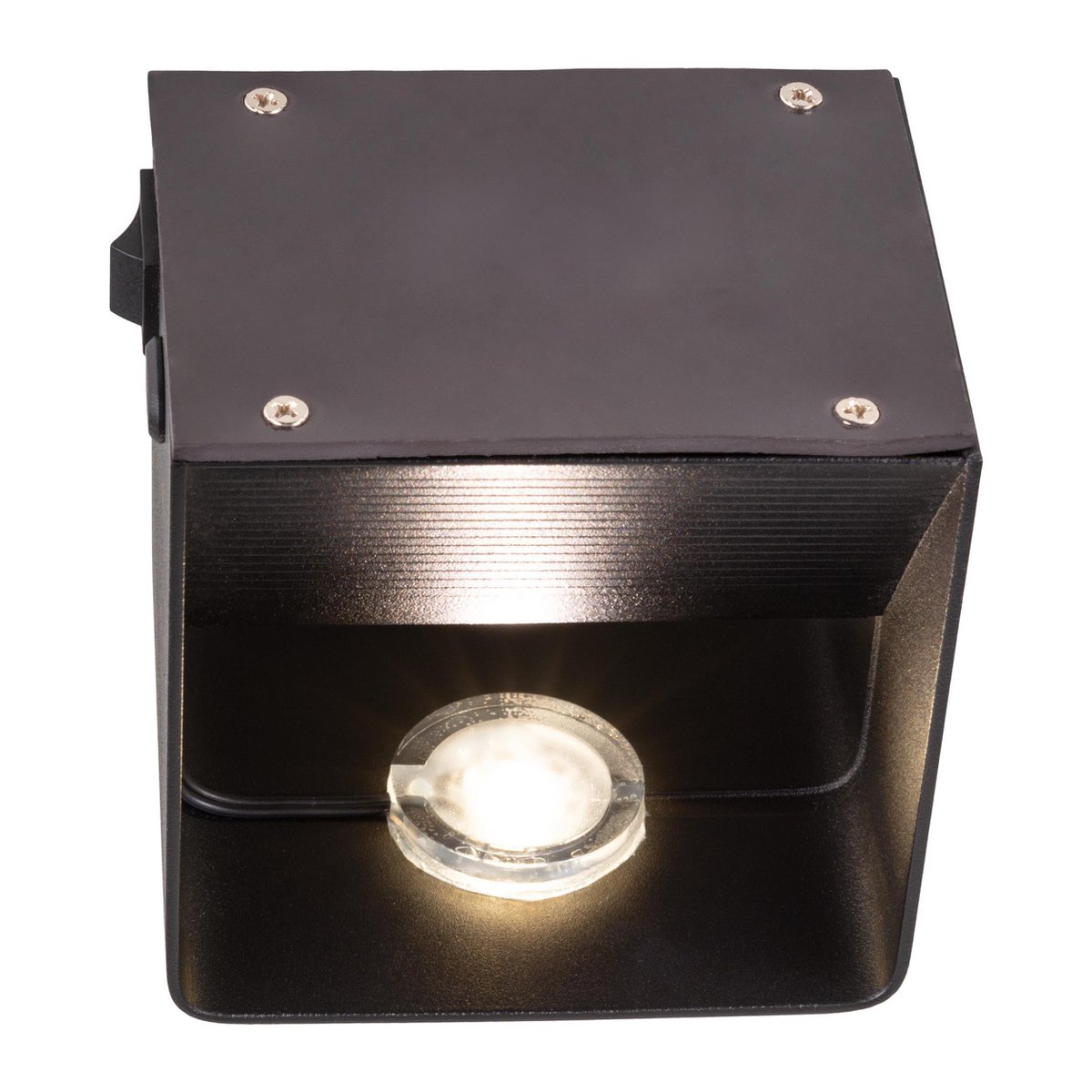 Liv · Metalen wandlamp — zwart