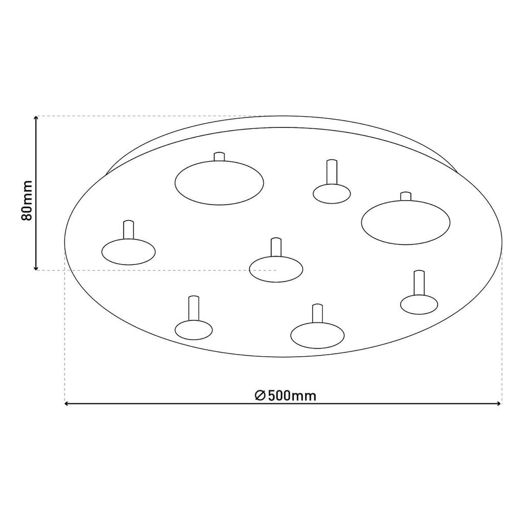 Liv · Glazen plafondlamp