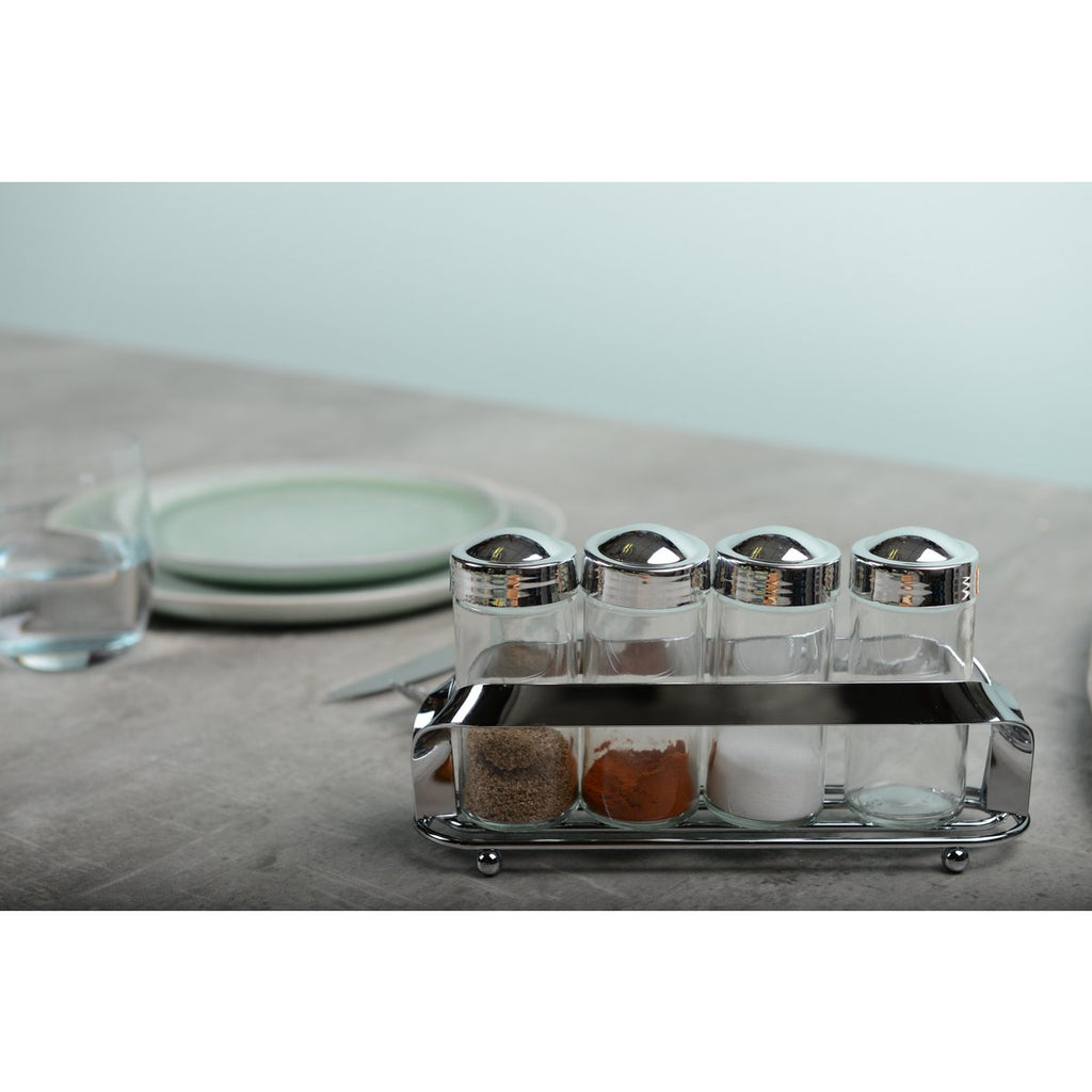 Stel 4 kruidenpotten in