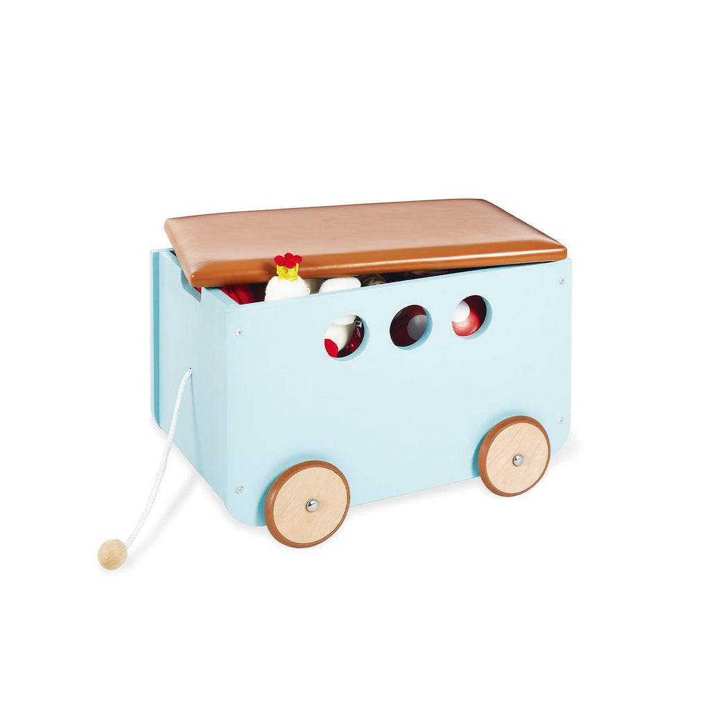 Speelgoedkist op wielen "Jim", mint