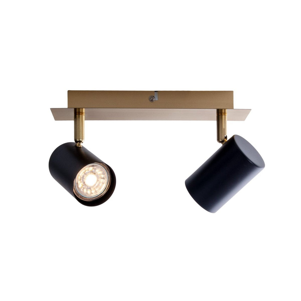 Liv · Messing plafondlamp — zwart