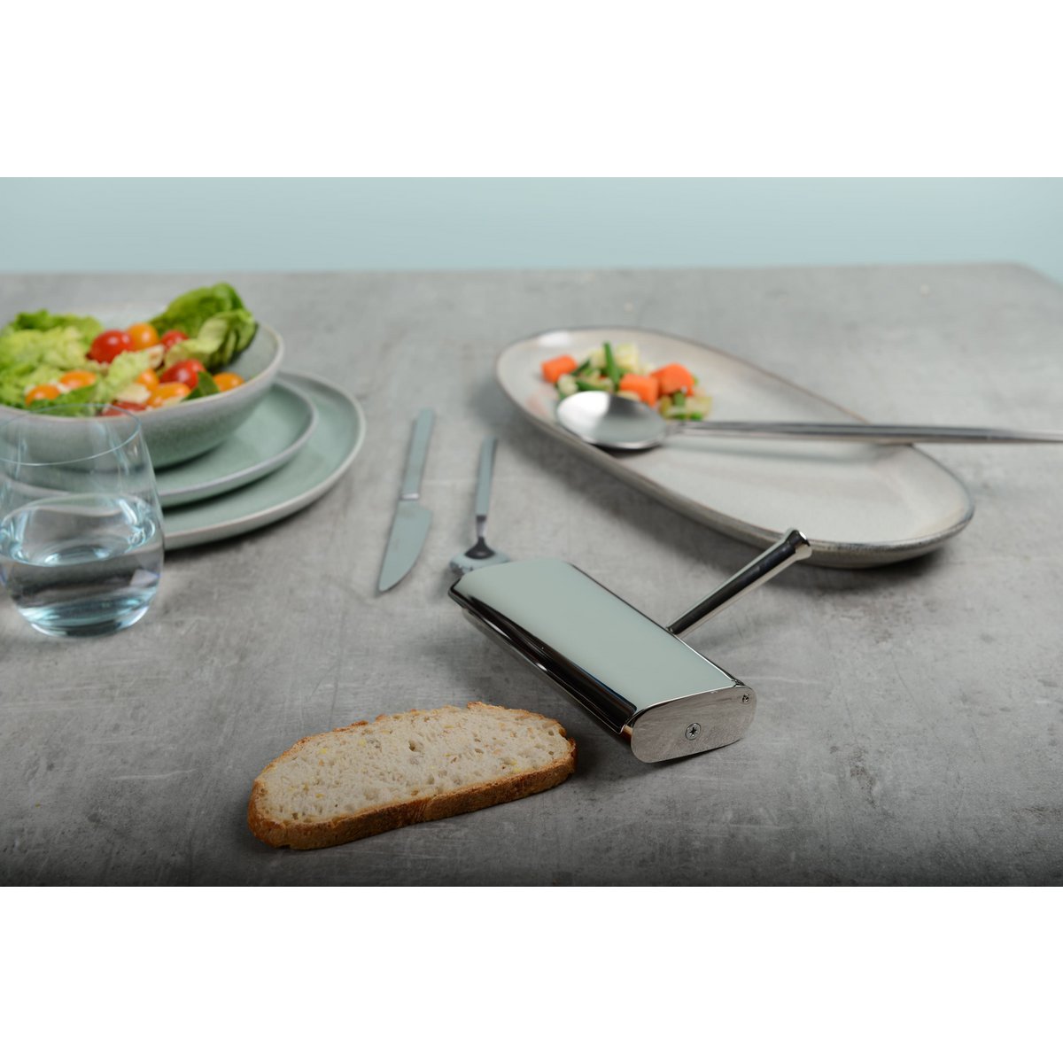 DUIDELIJKE CHROOM CRUMBS COLLECTOR