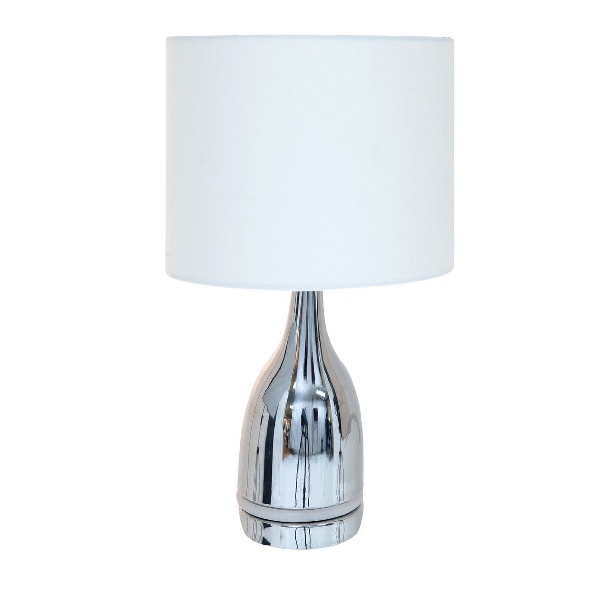 Liv · Metalen tafellamp — chroom