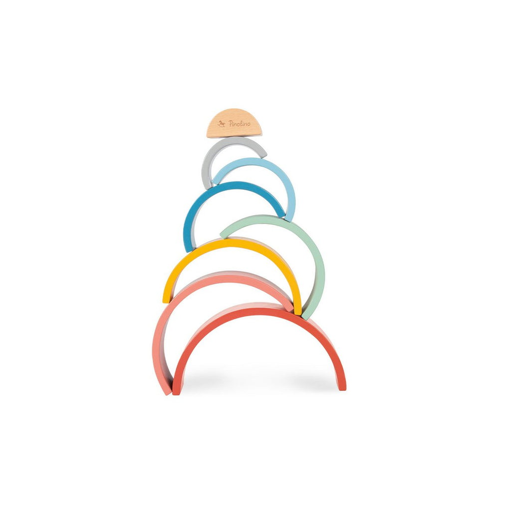 Houten regenboog "ruby"