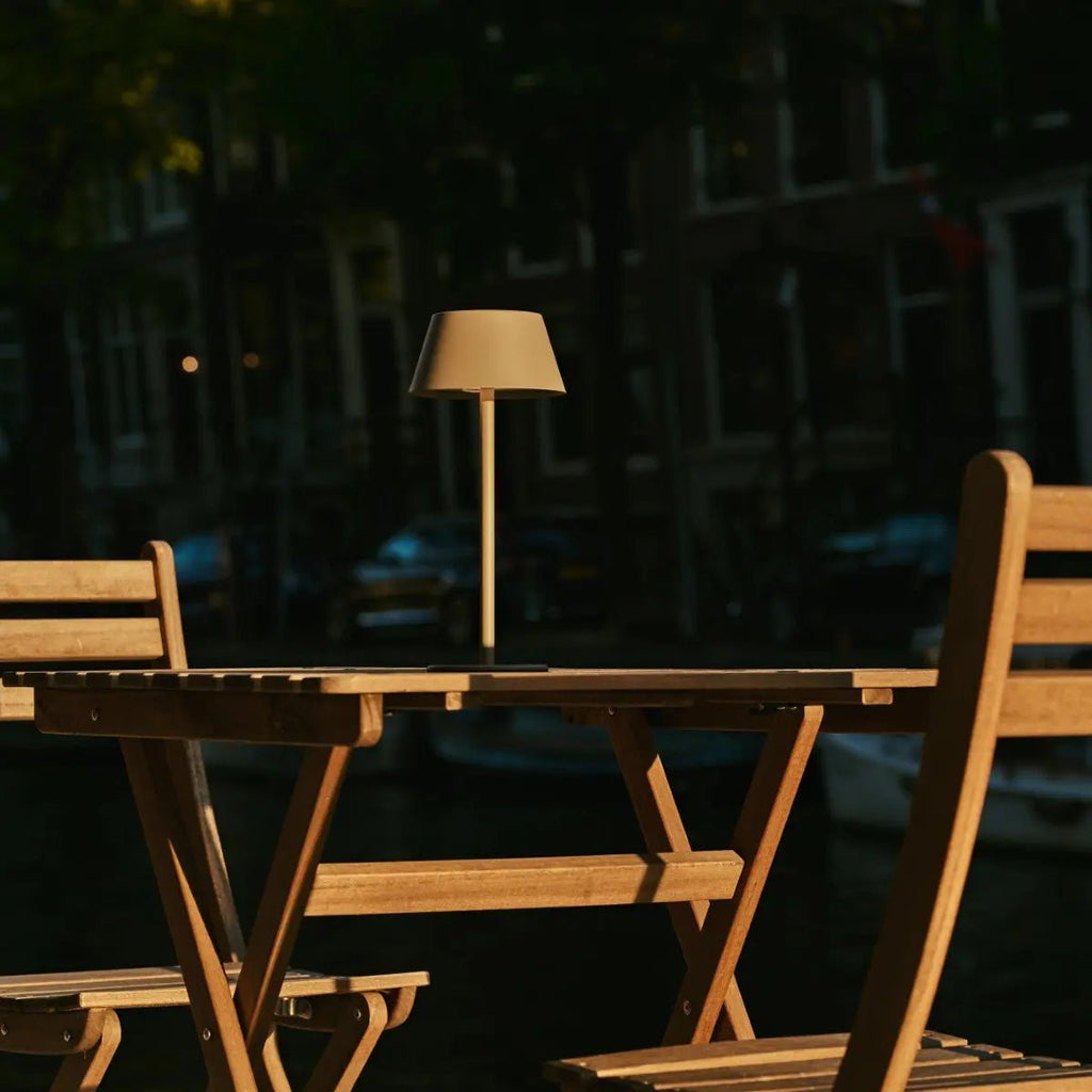 Milou Koala Brown - tafellamp zonder kabel L Modern, Design & 3 Light Modi