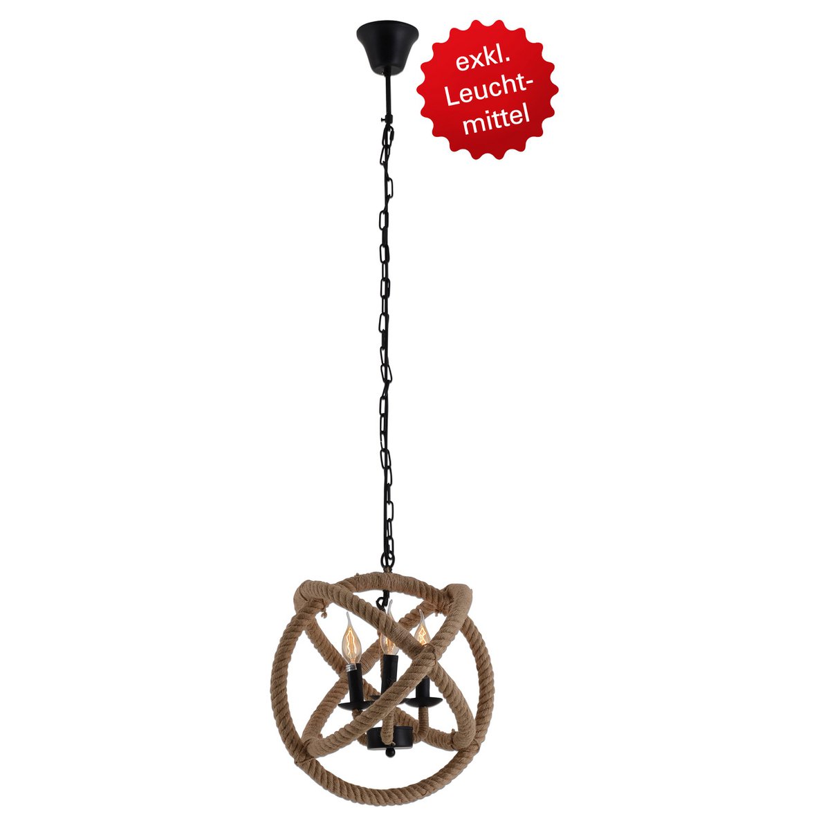 Liv · Metalen hanglamp — zwart