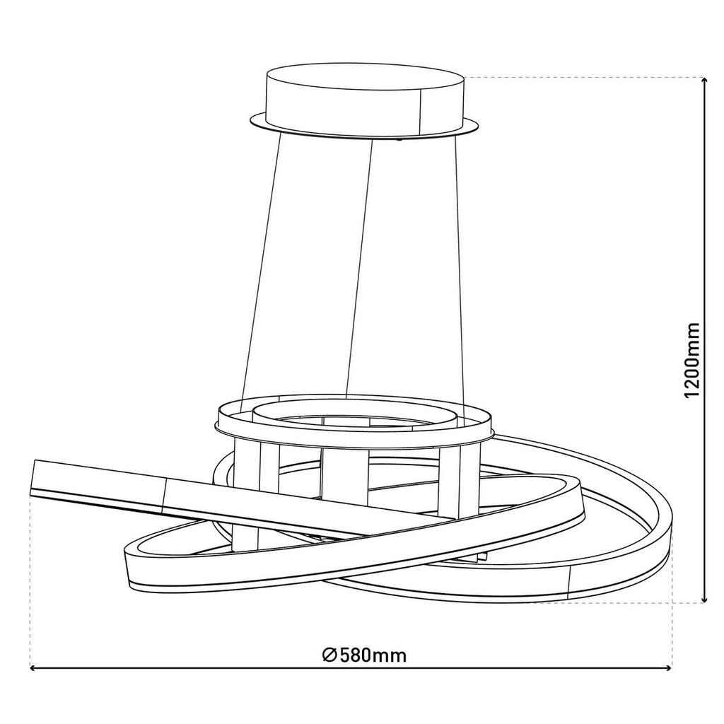 Liv · Metalen plafondlamp