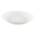 Witte holle plaat flora 21.2x21.2x3.8cm