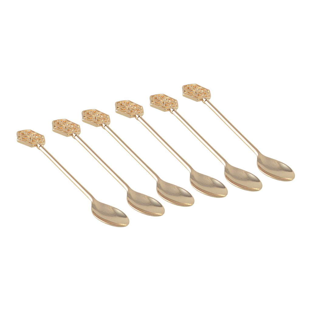 Arabische gouden theelepels - set van 6