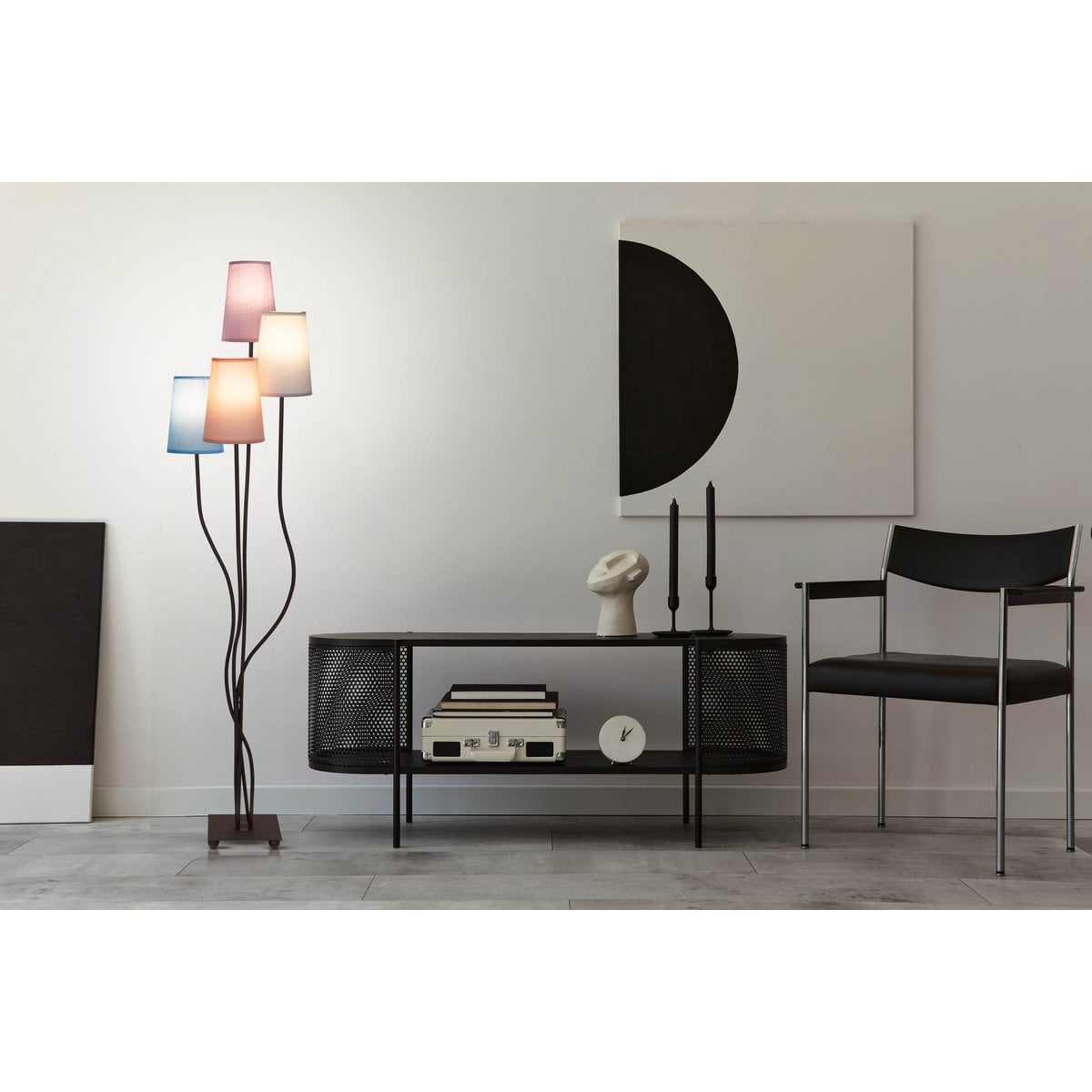 Liv · Vloerlamp met textielen kap