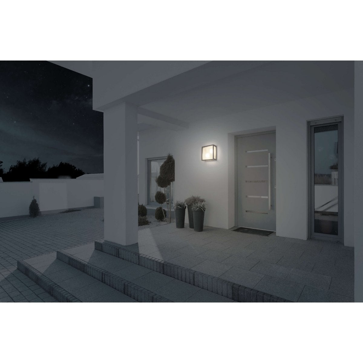 Buiten wandlamp "Ray" d: 25cm