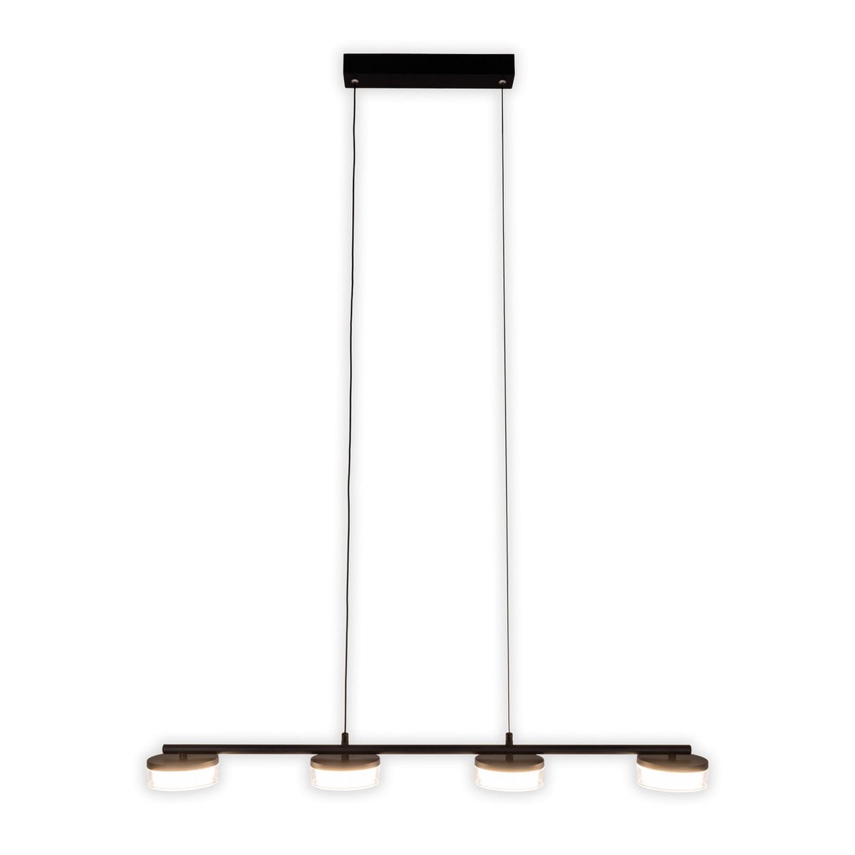 Liv · Glazen hanglamp — zwart