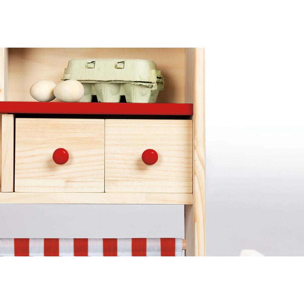 Marktstandaard "Lucy", rood