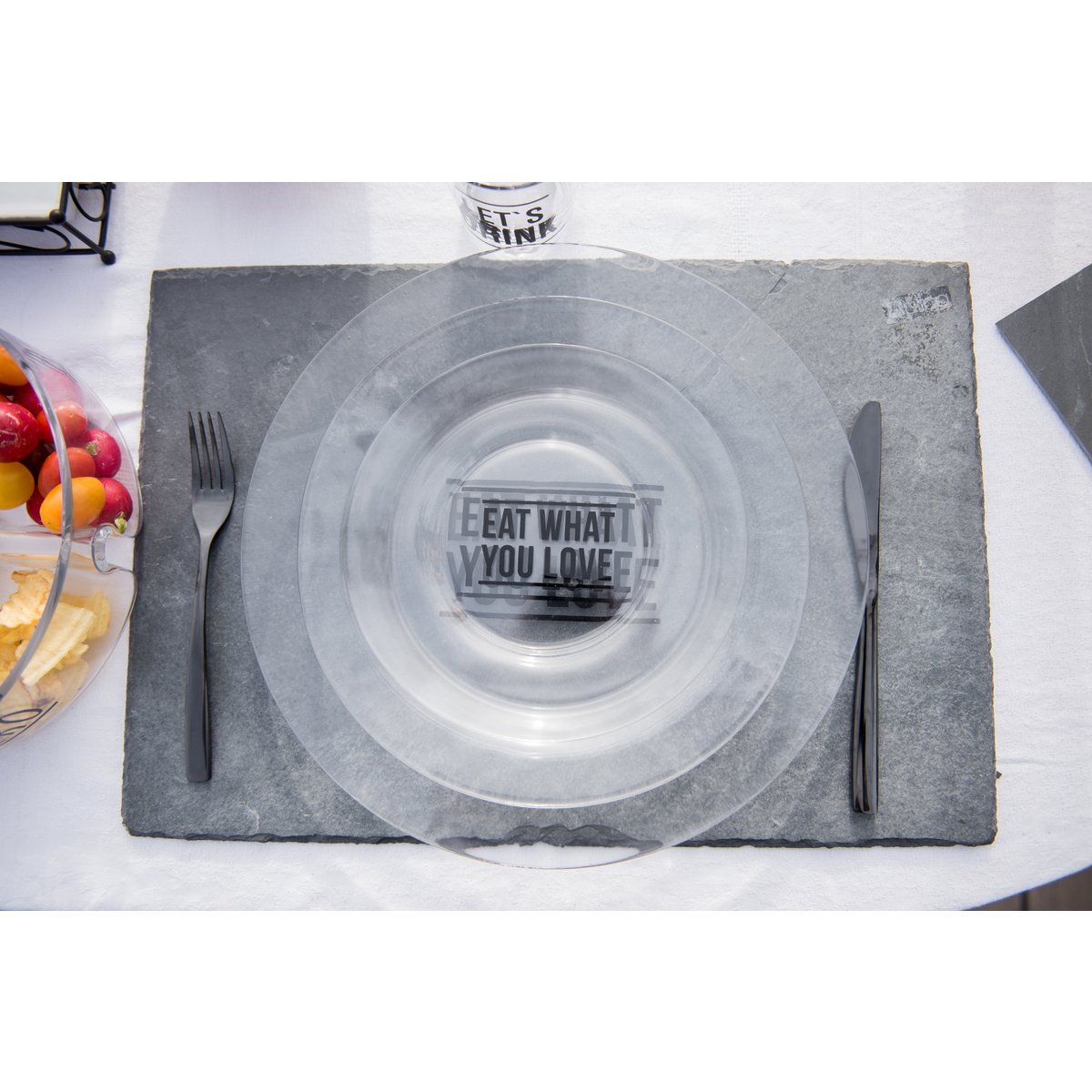 Huisvrouw 24 glanzende zwarte stukken