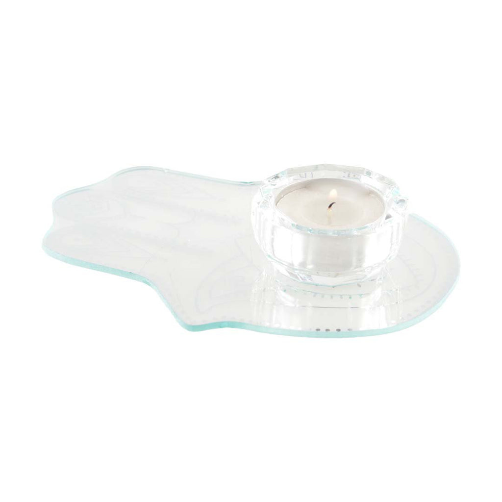 Fatma handknop 12x15cm zilveren spiegel