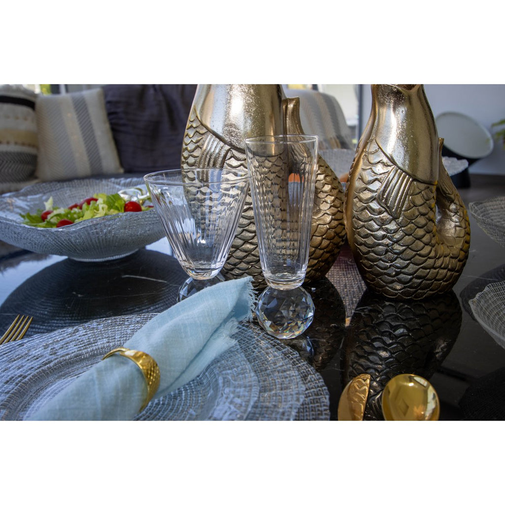 Fluiten met diamanten voet - veel van 4