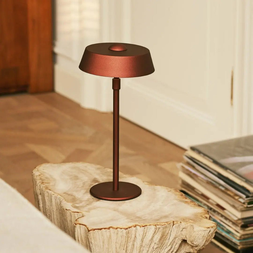 Luca Bronze - USB -oplaadbare lamp L Minimalistisch, speels en dimpelbaar