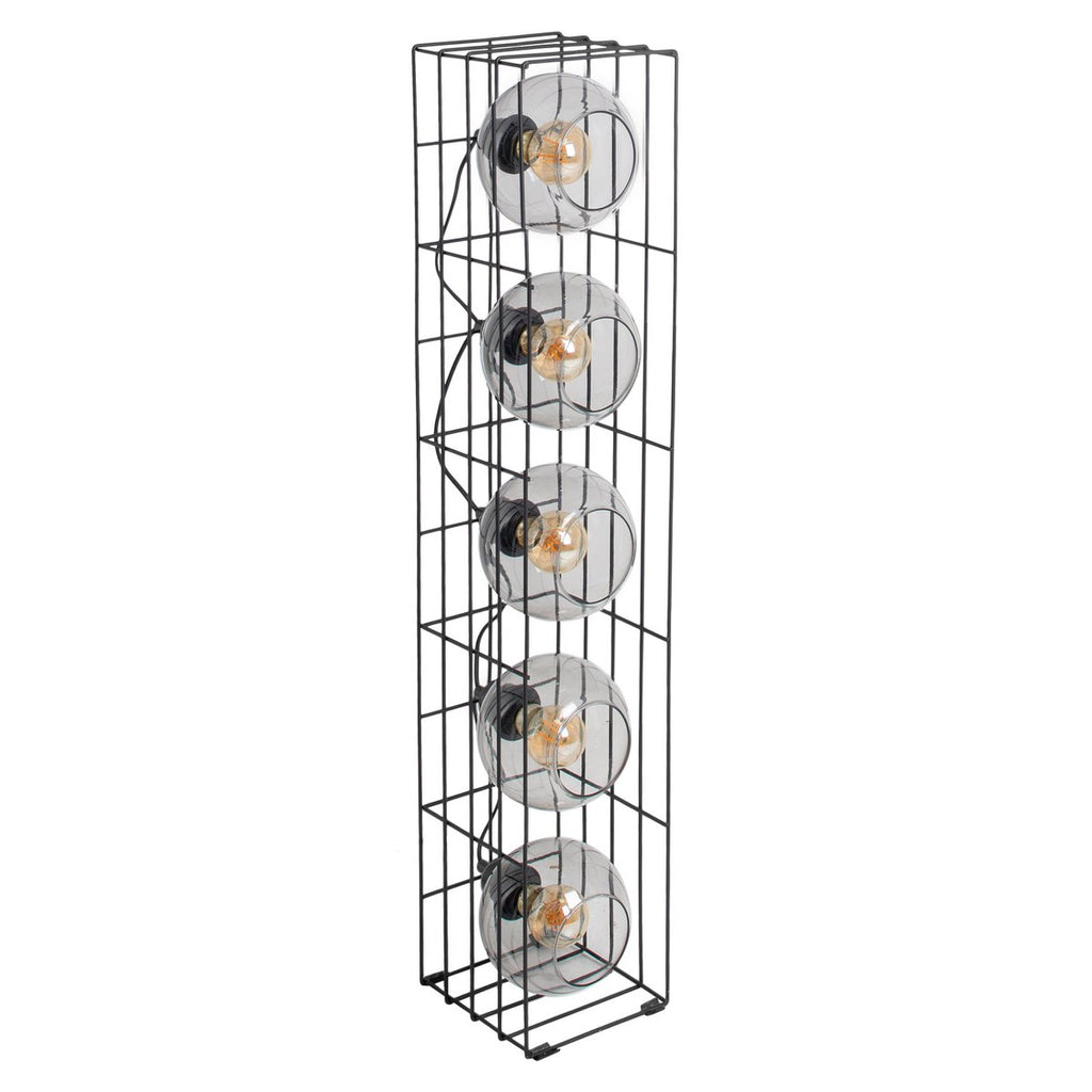 Liv · Metalen vloerlamp — zwart