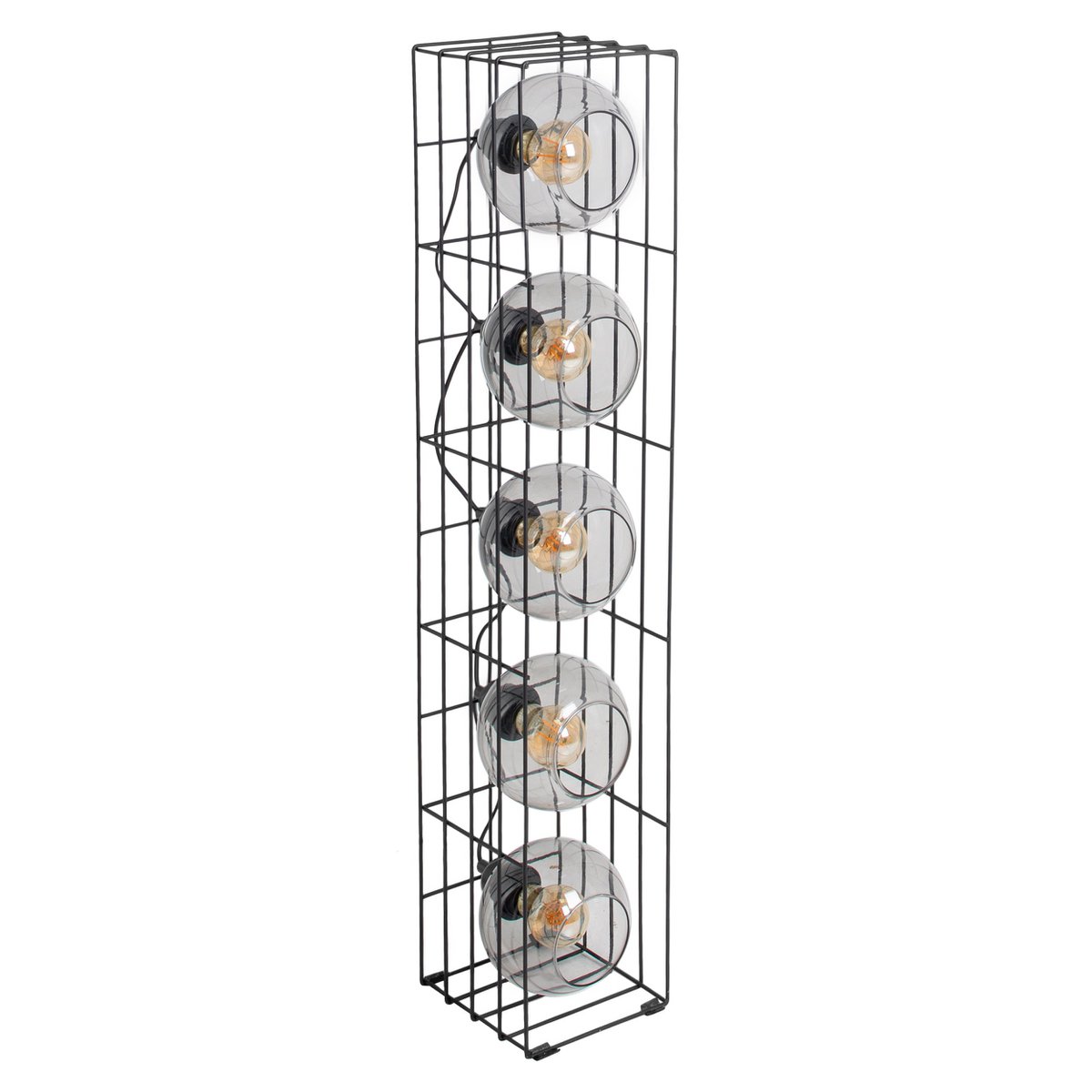 Liv · Metalen vloerlamp — zwart