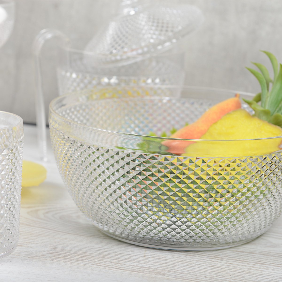 Transparante diamant acrylkom