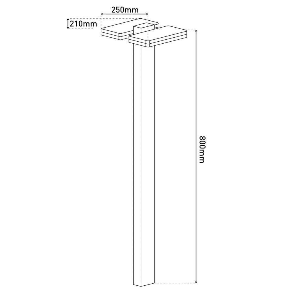 Liv · LED-buitenstaande lamp — antraciet
