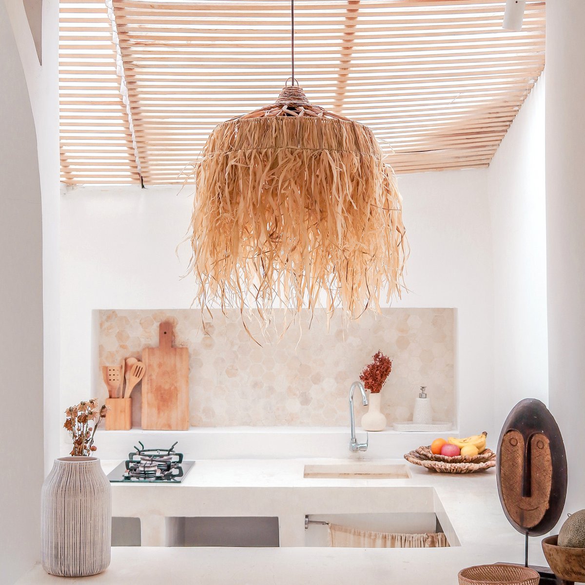 Liv · Raffia hanglamp