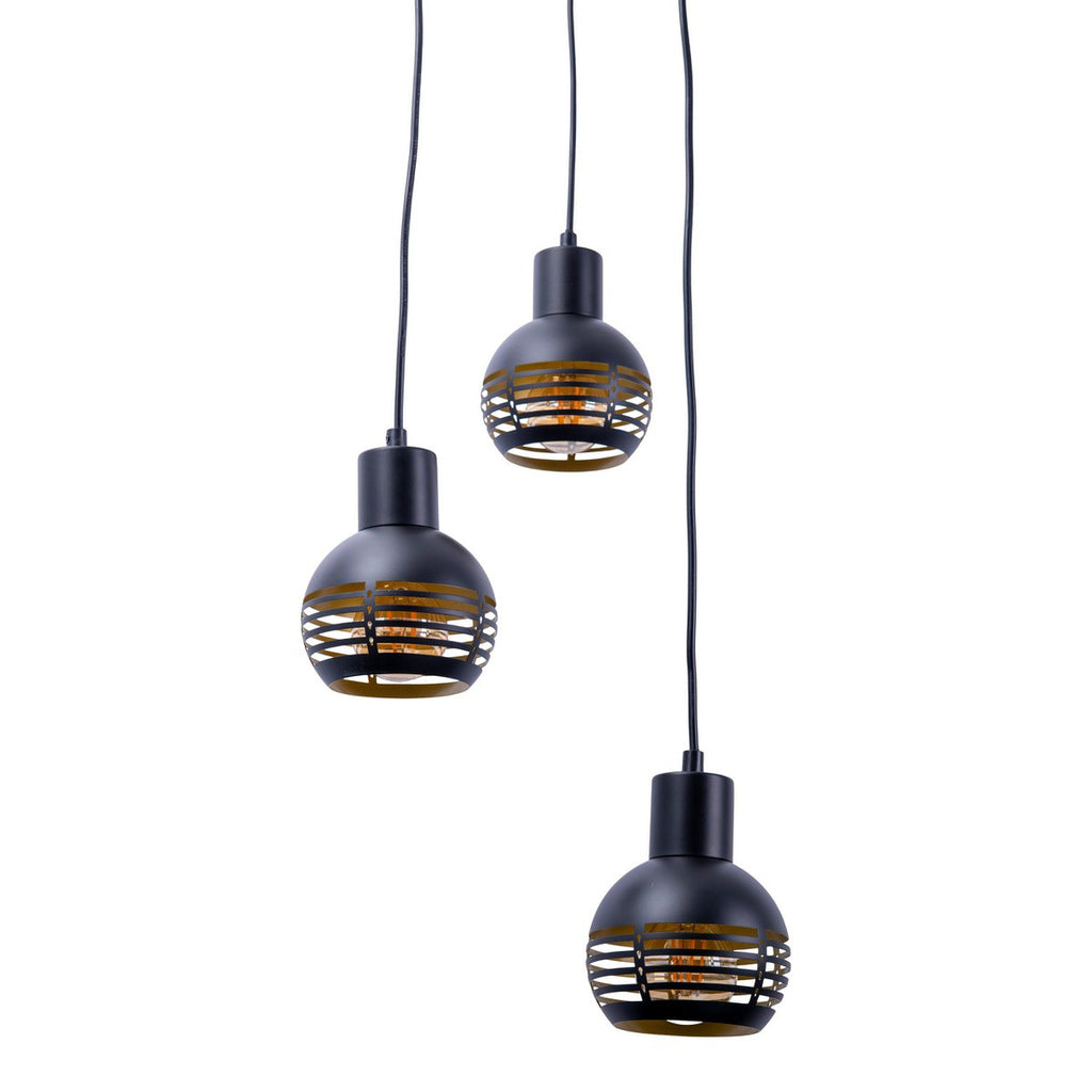 Liv · Houten hanglamp — zwart