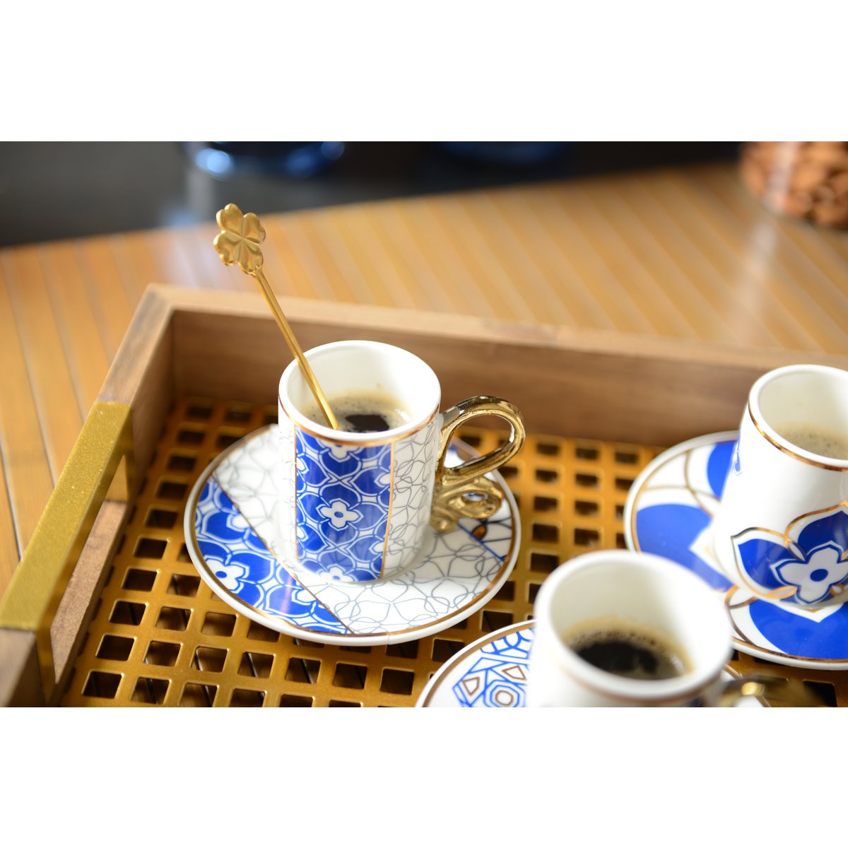 Gouden lepels klaver - veel van 6