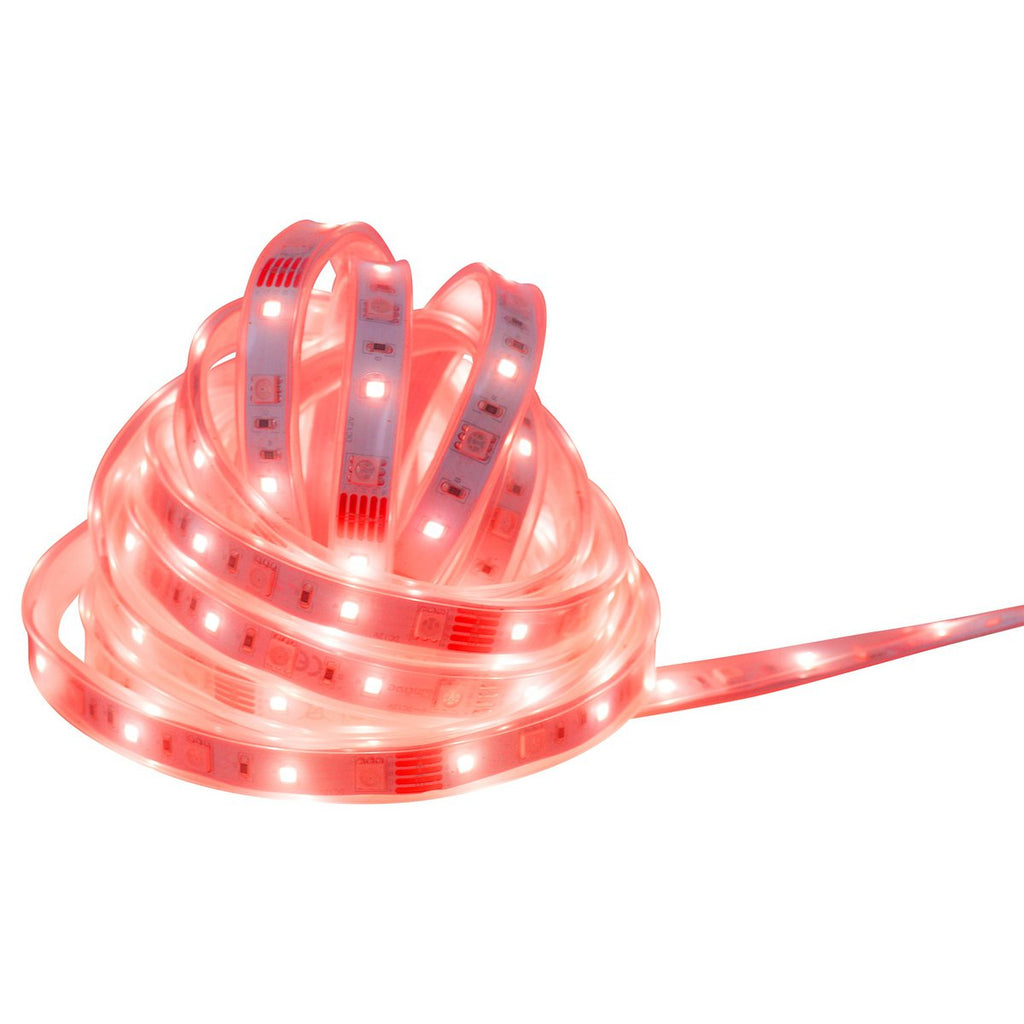 De LED "Stripe" buiten 1000 cm, 36 watt, warm wit, met kleurwisselaar, dimbaar, inclusief afstandsbediening en accessoires