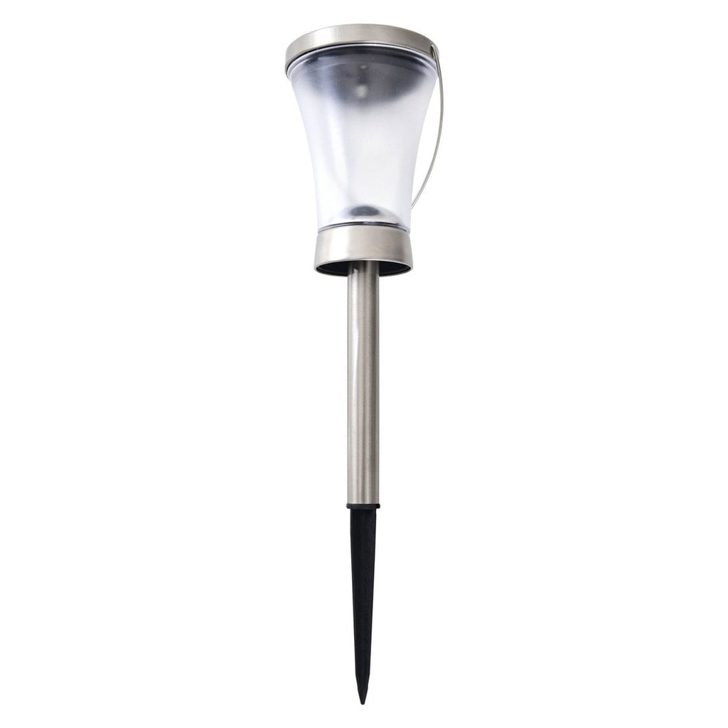 8 Set LED-decoratie Solar Light, voor buiten, gemaakt van metaal en plastic in stalen blanke, geïntegreerde LED