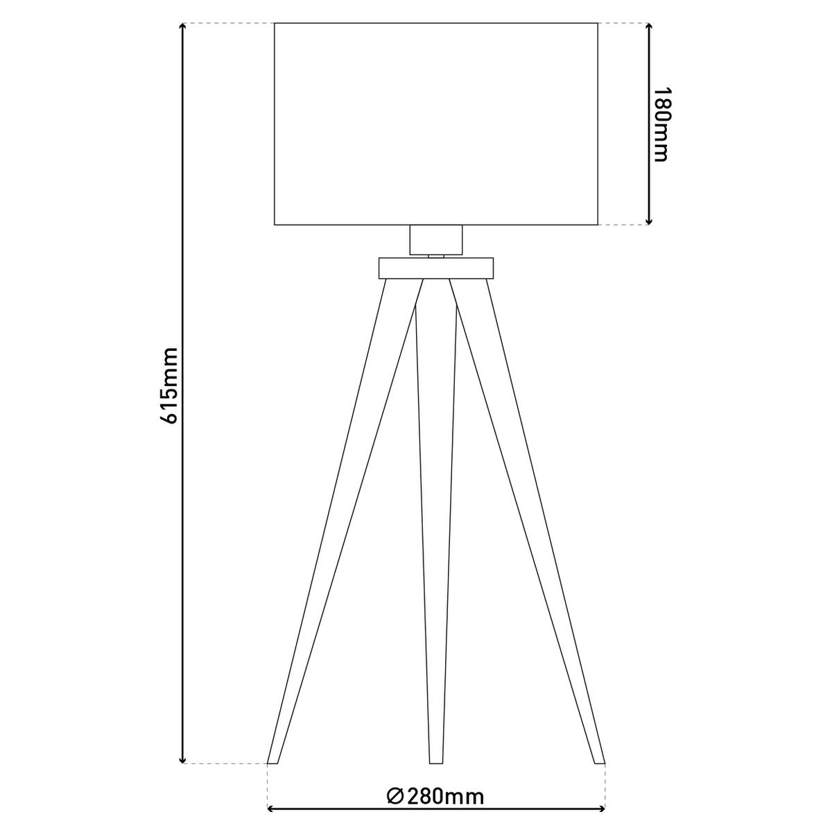 Liv · Driepoot vloerlamp