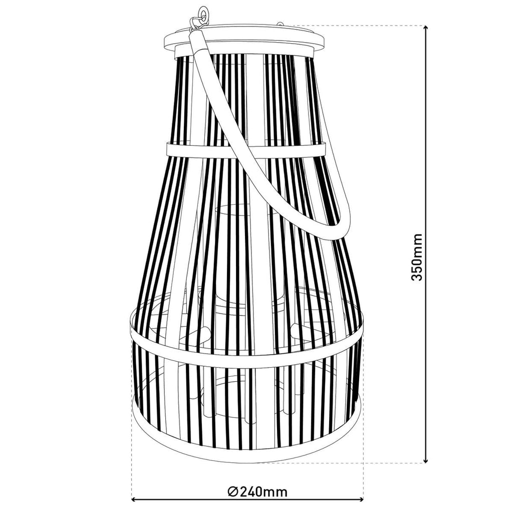 Liv · Rotan buitenlamp