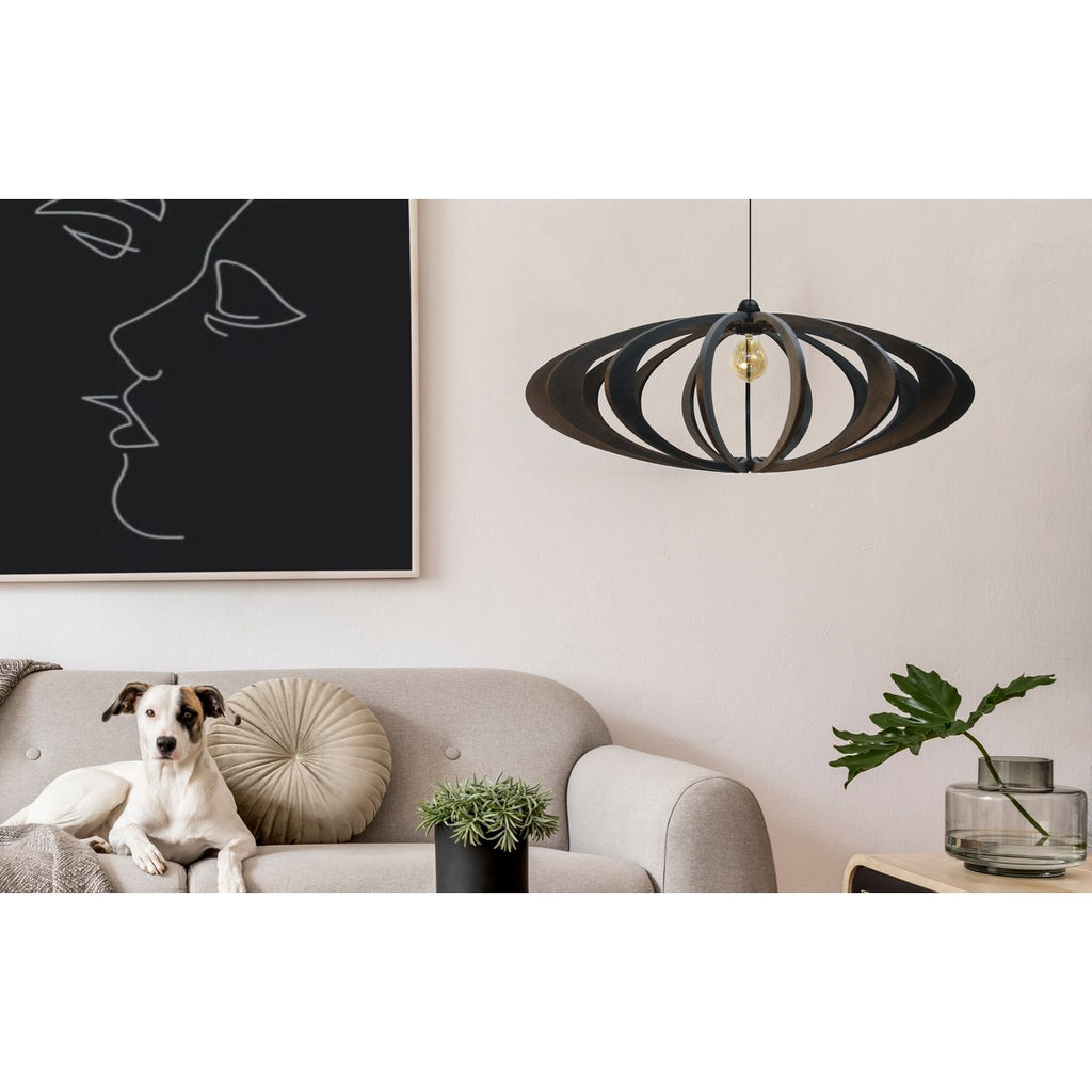 Liv · Metalen hanglamp — zwart