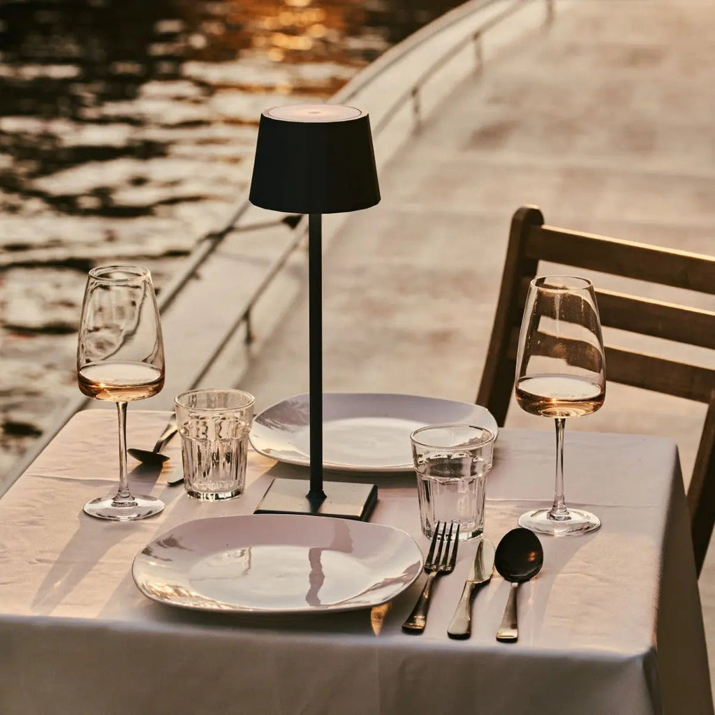 William Pine Green oplaadbare tafellamp – USB-C, dimbaar, batterij van 120 uur